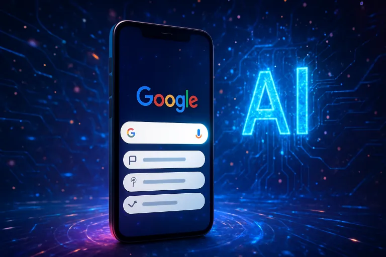 La búsqueda móvil de Google se reinventa con IA para responder, sugerir y actuar desde una sola caja