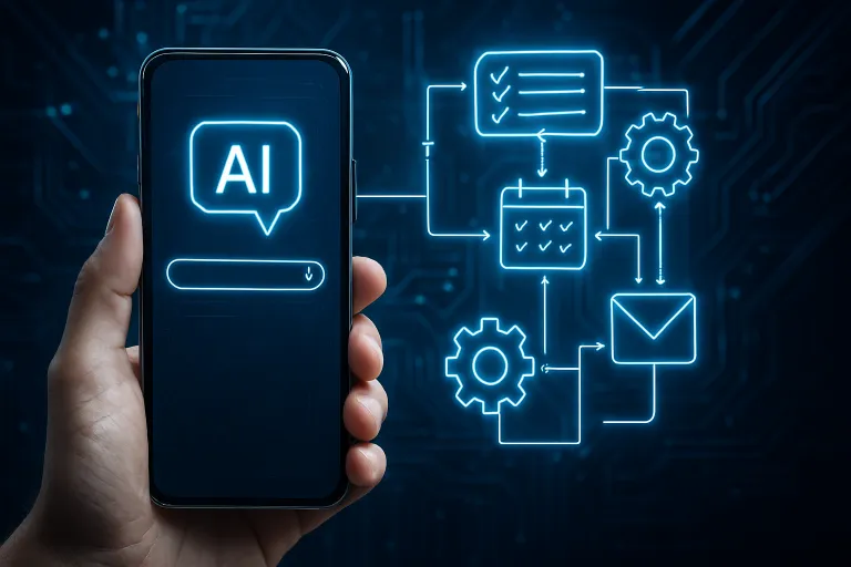 Las apps móviles con IA pasan de responder preguntas a ejecutar tareas completas por el usuario