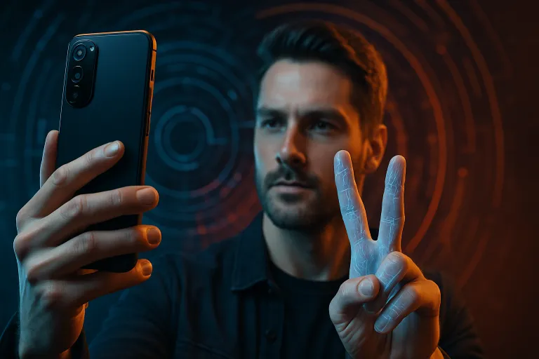 Los selfies con la señal de la victoria se convierten en un nuevo riesgo biométrico para móviles