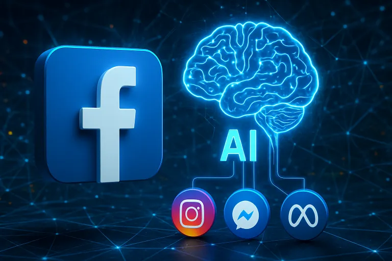 Facebook activa un nuevo modo de inteligencia artificial que conecta información de todas las plataformas de Meta