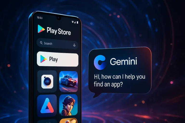 Google integra Gemini en Play Store para recomendar aplicaciones mediante conversaciones naturales