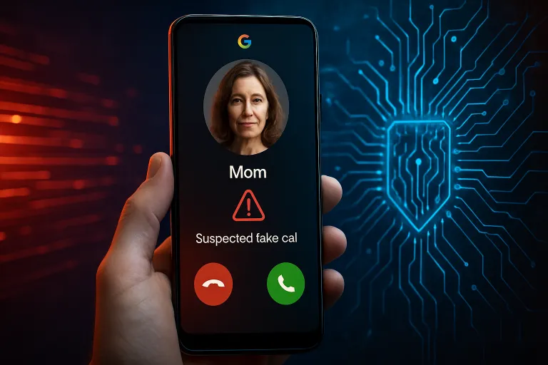 Google Phone estrena alertas contra llamadas falsas que imitan a tus contactos con IA