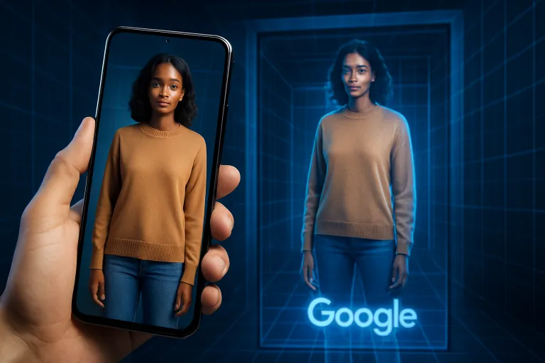 La prueba virtual de ropa con IA de Google se expande y convierte el móvil en un probador inteligente