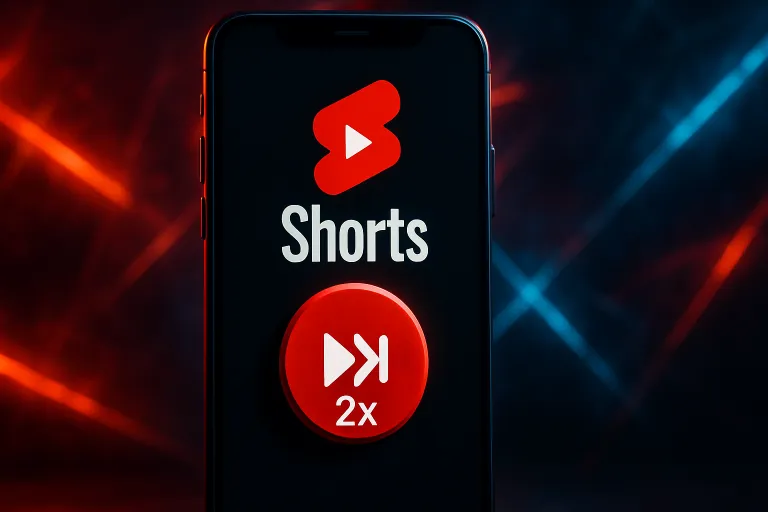 YouTube Shorts estrena un control para duplicar la velocidad de reproducción de los vídeos