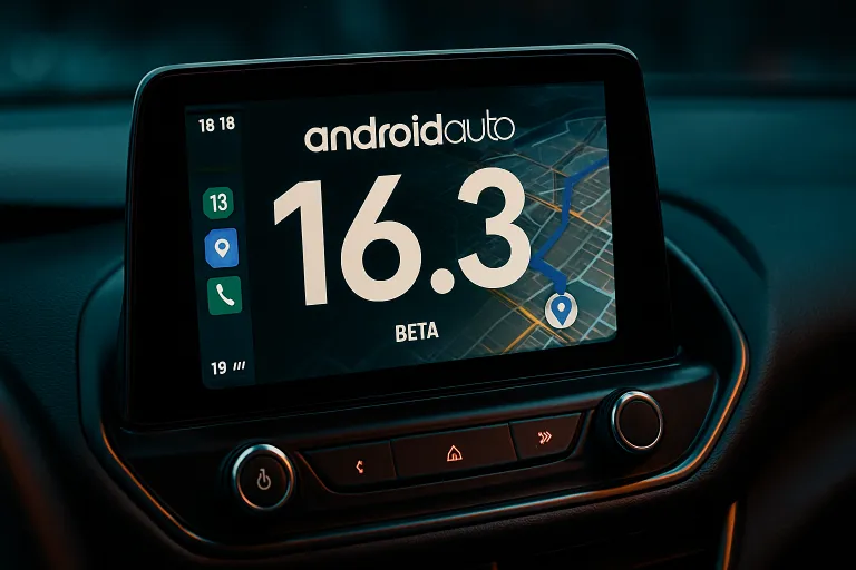 Android Auto 16.3 ya está disponible en beta con novedades ocultas para Google Maps