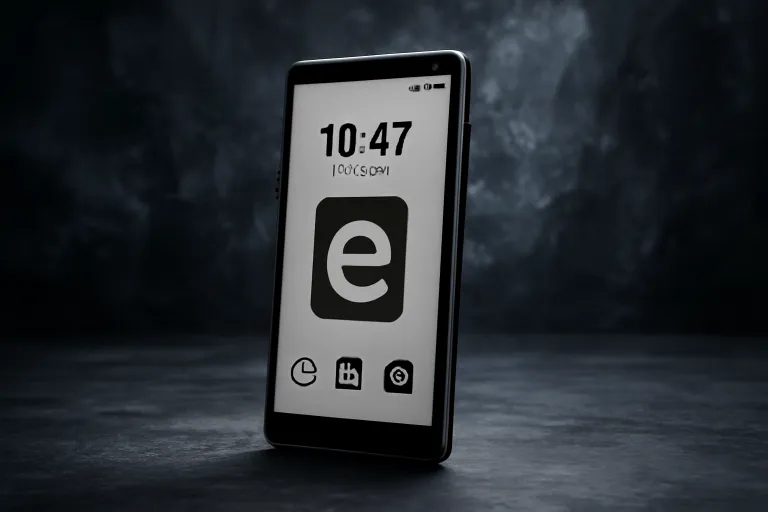 E ink smartphone