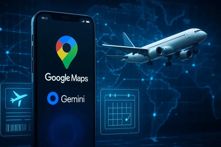 Google Maps integrará Gemini para conocer vuelos, reservas y planes del usuario
