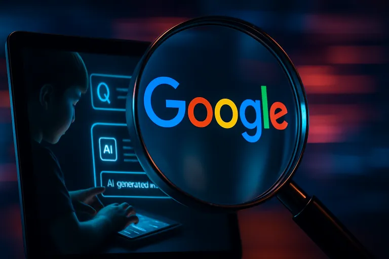 Google queda bajo lupa por integrar respuestas de IA en dispositivos usados por menores