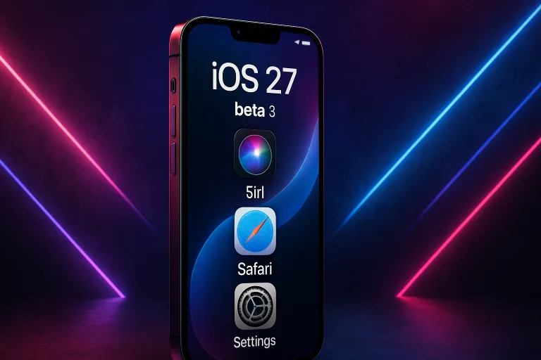iOS 27 beta 3 introduce nuevos ajustes en Siri, Safari y el diseño inteligente del iPhone