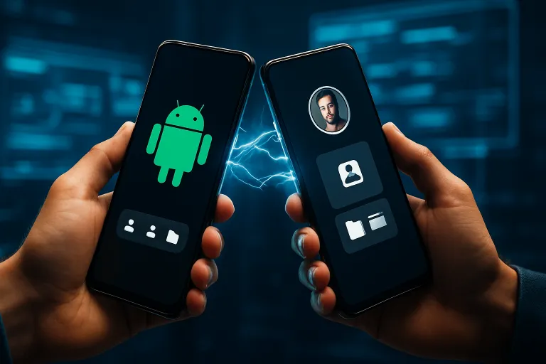 Android estrena una función para compartir contactos y archivos con solo acercar dos móviles