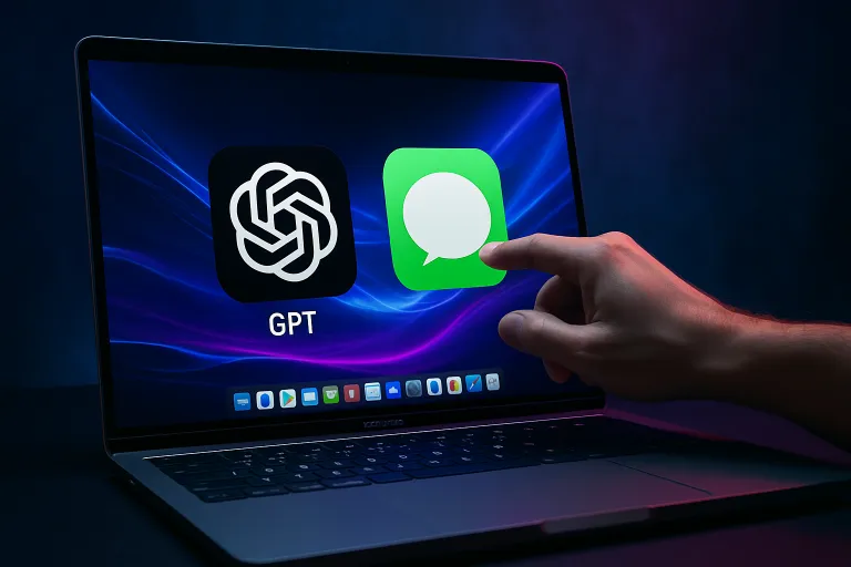 ChatGPT ya puede leer, buscar y enviar mensajes de Apple desde el Mac con su nueva integración