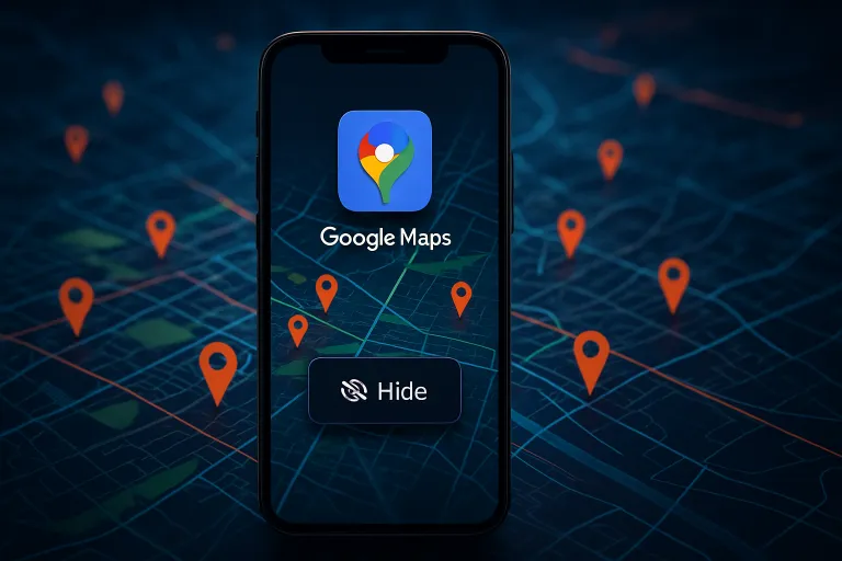 Google Maps prepara un botón para ocultar de golpe todos los lugares que tienes guardados