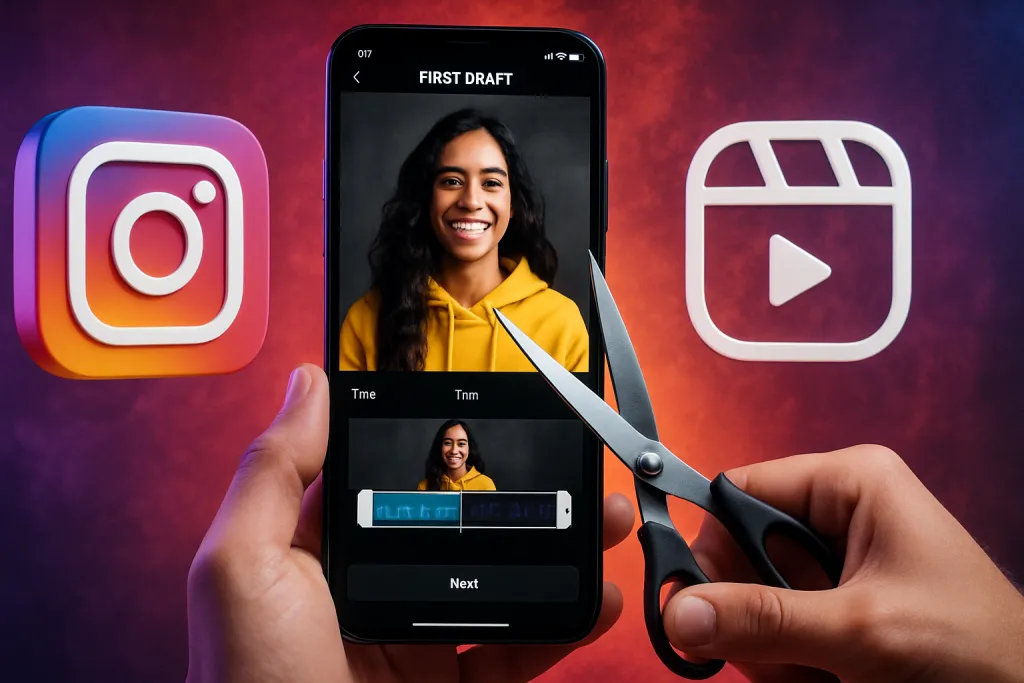 Instagram estrena First Draft, la función que recorta automáticamente los vídeos antes de publicar un Reel