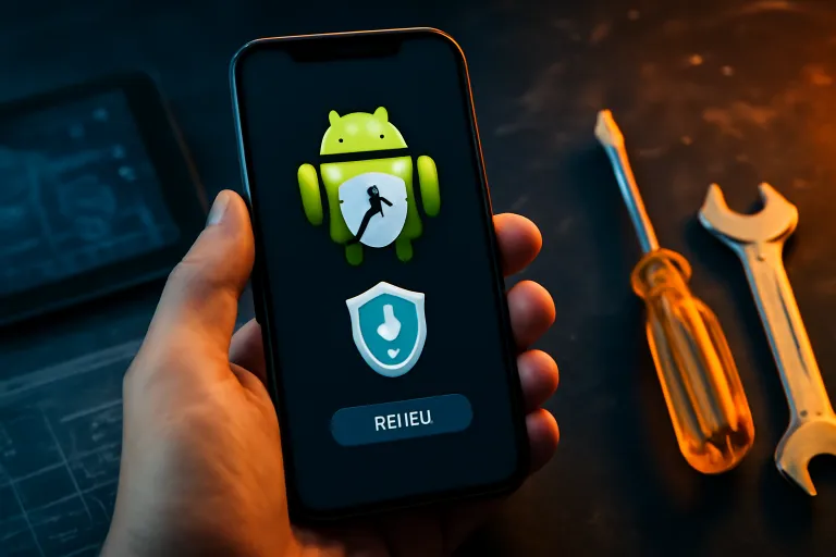 Instalar app de mantenimiento en android