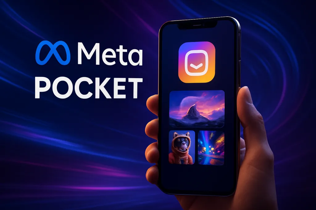 Meta estrena Pocket, su nueva aplicación social para crear y remezclar experiencias generadas con IA