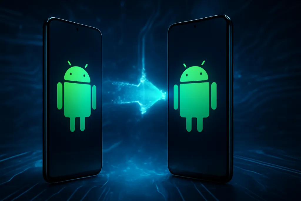 Transferir datos de android a android