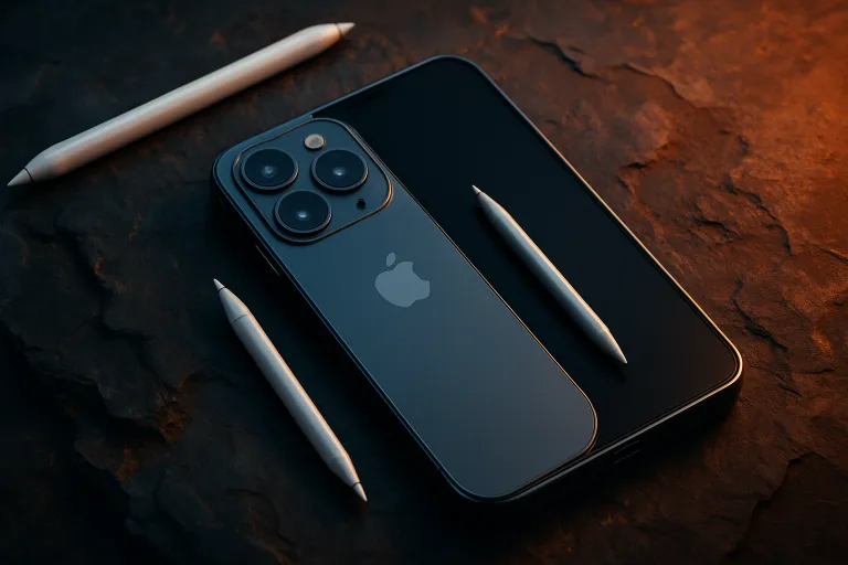 Apple descartó un Apple Pencil más pequeño diseñado específicamente para el nuevo iPhone Duo