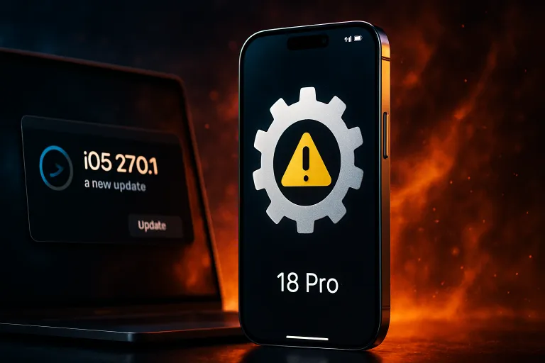 Apple lanza iOS 27.0.1 para corregir reinicios inesperados del iPhone 18 Pro