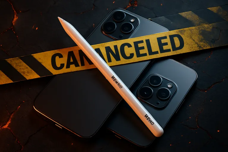 Apple preparó un Apple Pencil exclusivo para el iPhone Duo, pero lo canceló en el último momento