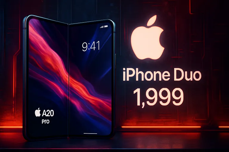 Apple presenta el iPhone Duo, su primer móvil plegable, con doble pantalla, chip A20 Pro y un precio de 1.999 dólares