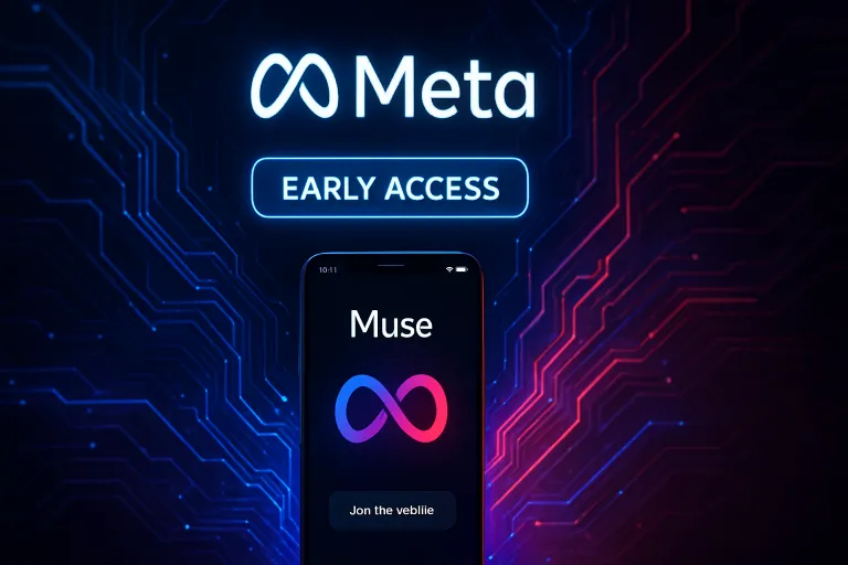 Meta abre una lista de acceso anticipado para las próximas funciones de su app de IA Muse