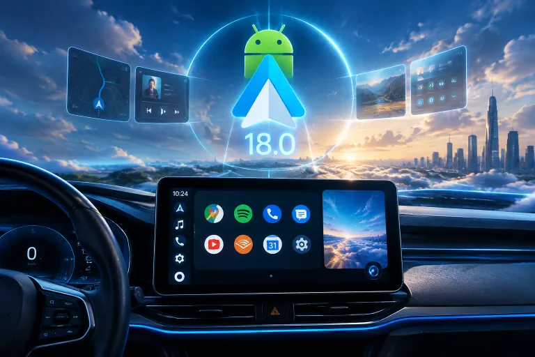 Android Auto 18.0 comienza su despliegue y deja pistas de Cielo, su próximo gran rediseño
