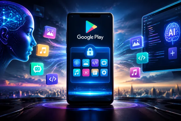 Google Play abre una biblioteca privada para instalar tus propias aplicaciones creadas con IA