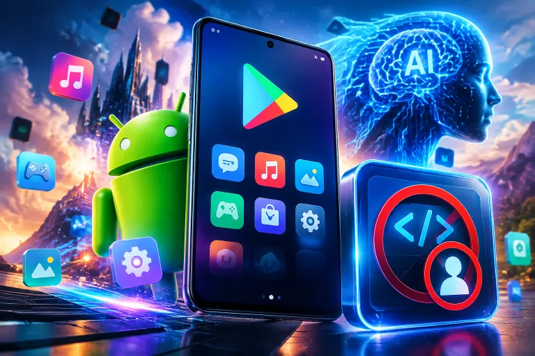 Google Play permite ejecutar aplicaciones Android creadas con IA sin una cuenta de desarrollador