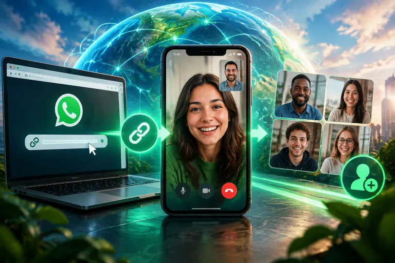 WhatsApp permite invitar a llamadas a personas sin cuenta: basta con un enlace desde el navegador